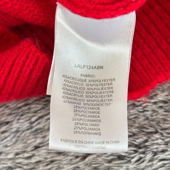 Lili Sidonio Womens Sweater Cropped Medium Puff Sleeve Preppy Striped 19251x - Picture 8 of 10